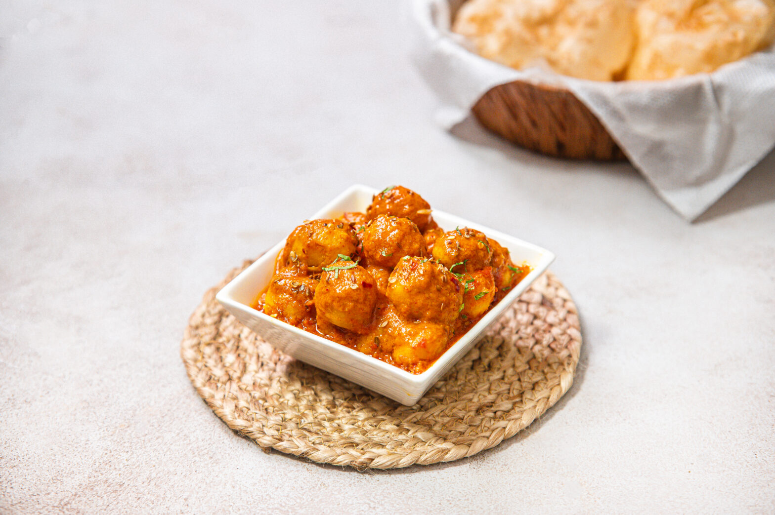 Bhaja Masala Alur Dom